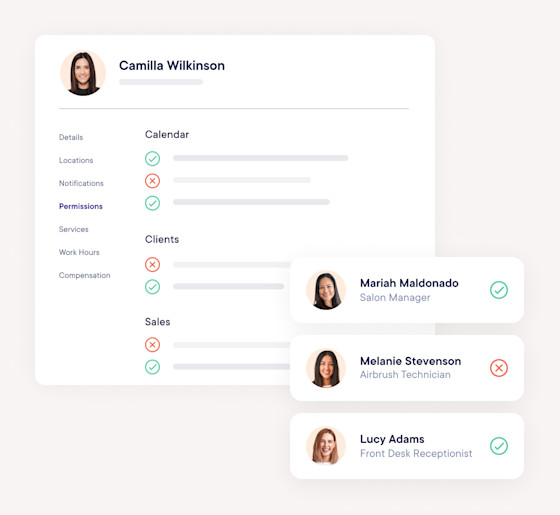 Tanning salon staff management