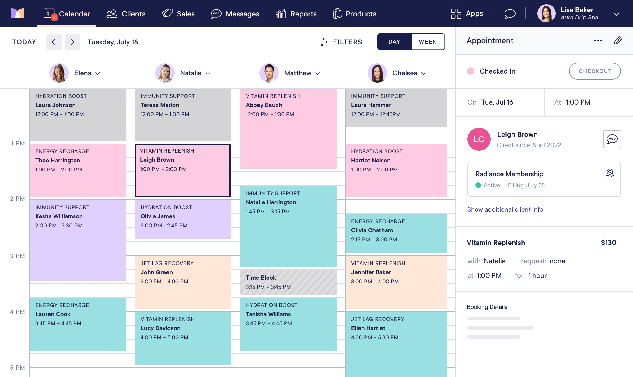 Best IV Therapy Software for Booking, Scheduling & Payments | Mangomint