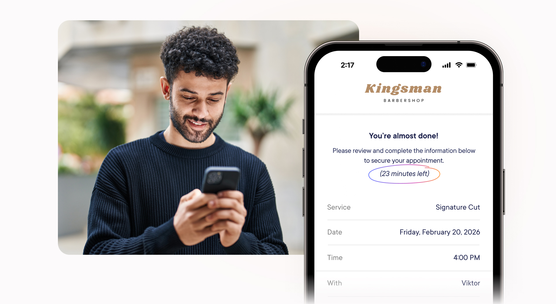 Flexible booking options
