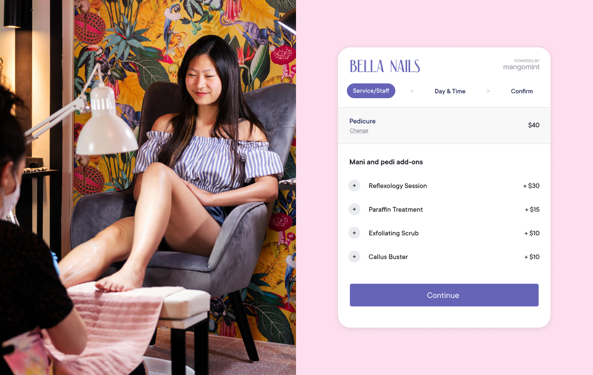 Service Customizations for Spas