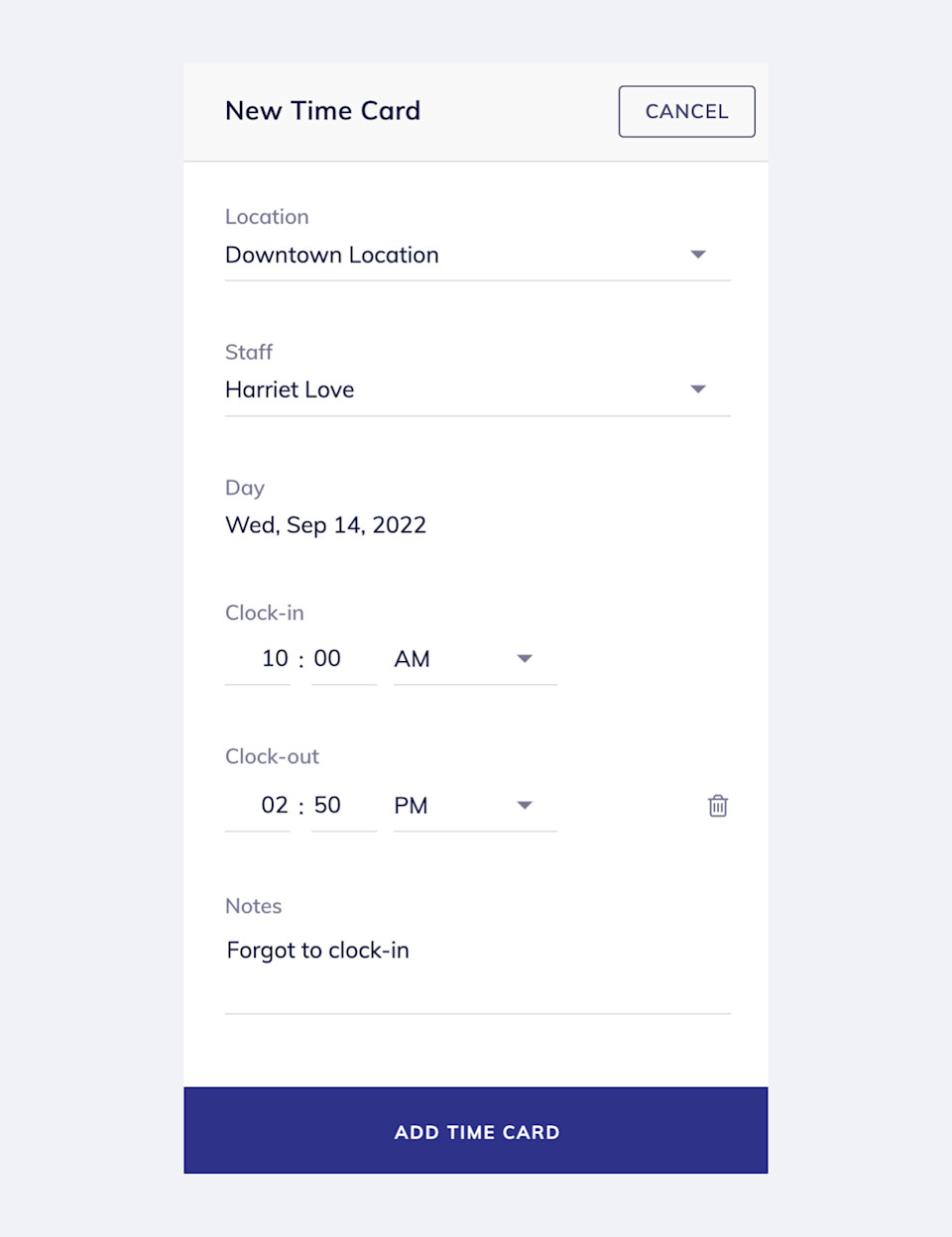 How to Manage & Edit Time Cards Mangomint Learning Center Help