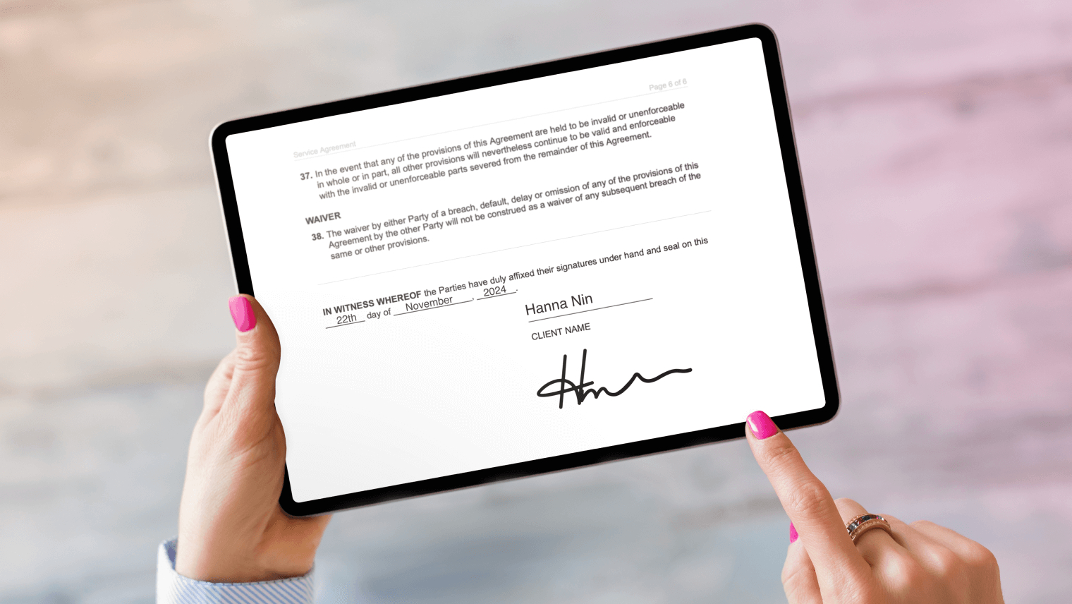 Salon and spa membership agreement templates