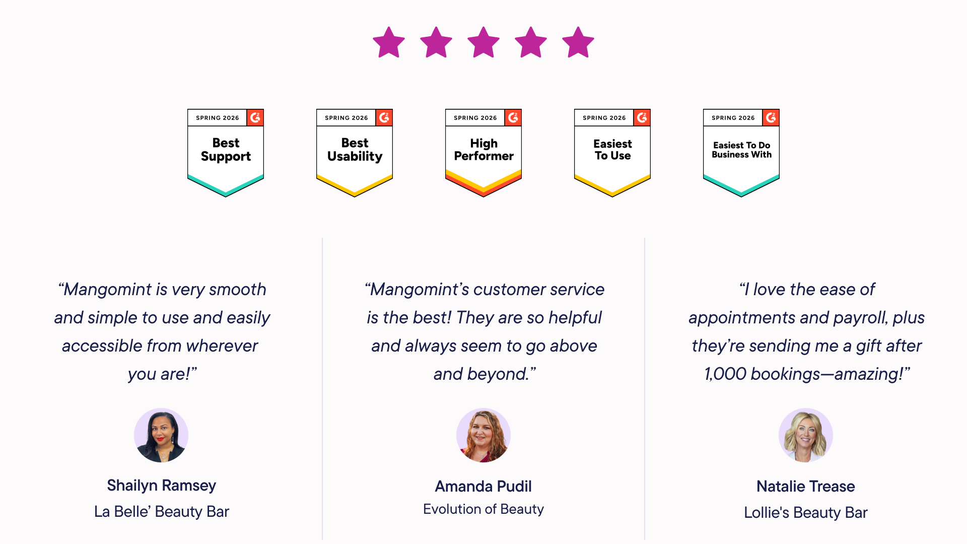 Hear it from best-in-class beauty studio professionals