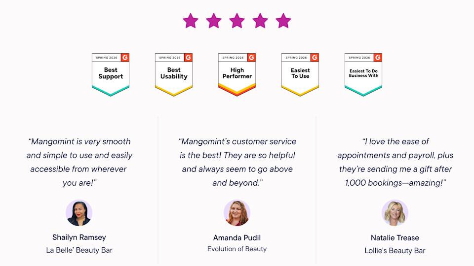 Hear it from best-in-class beauty studio professionals