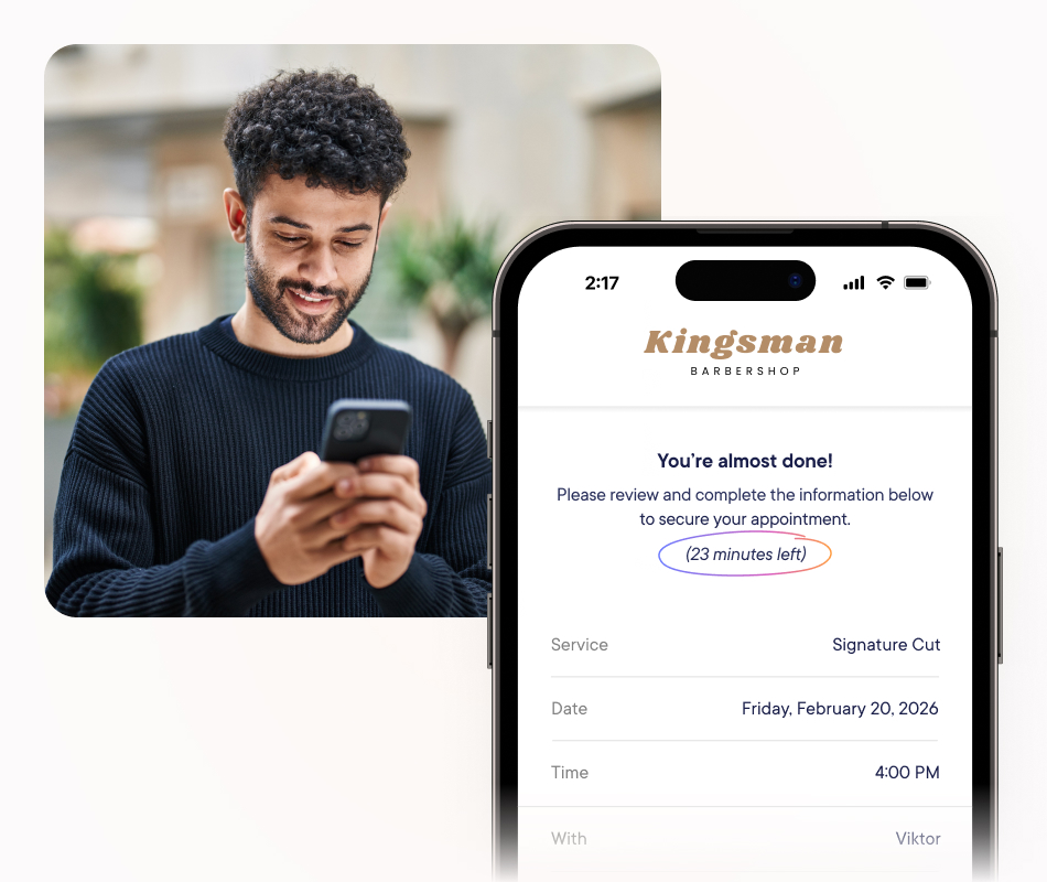 Flexible booking options mobile