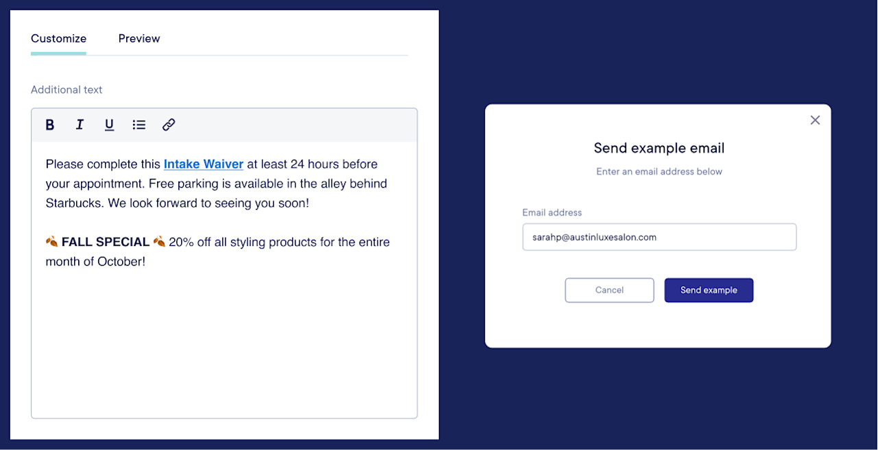 Introducing Automated Messages | Mangomint Salon and Spa Software