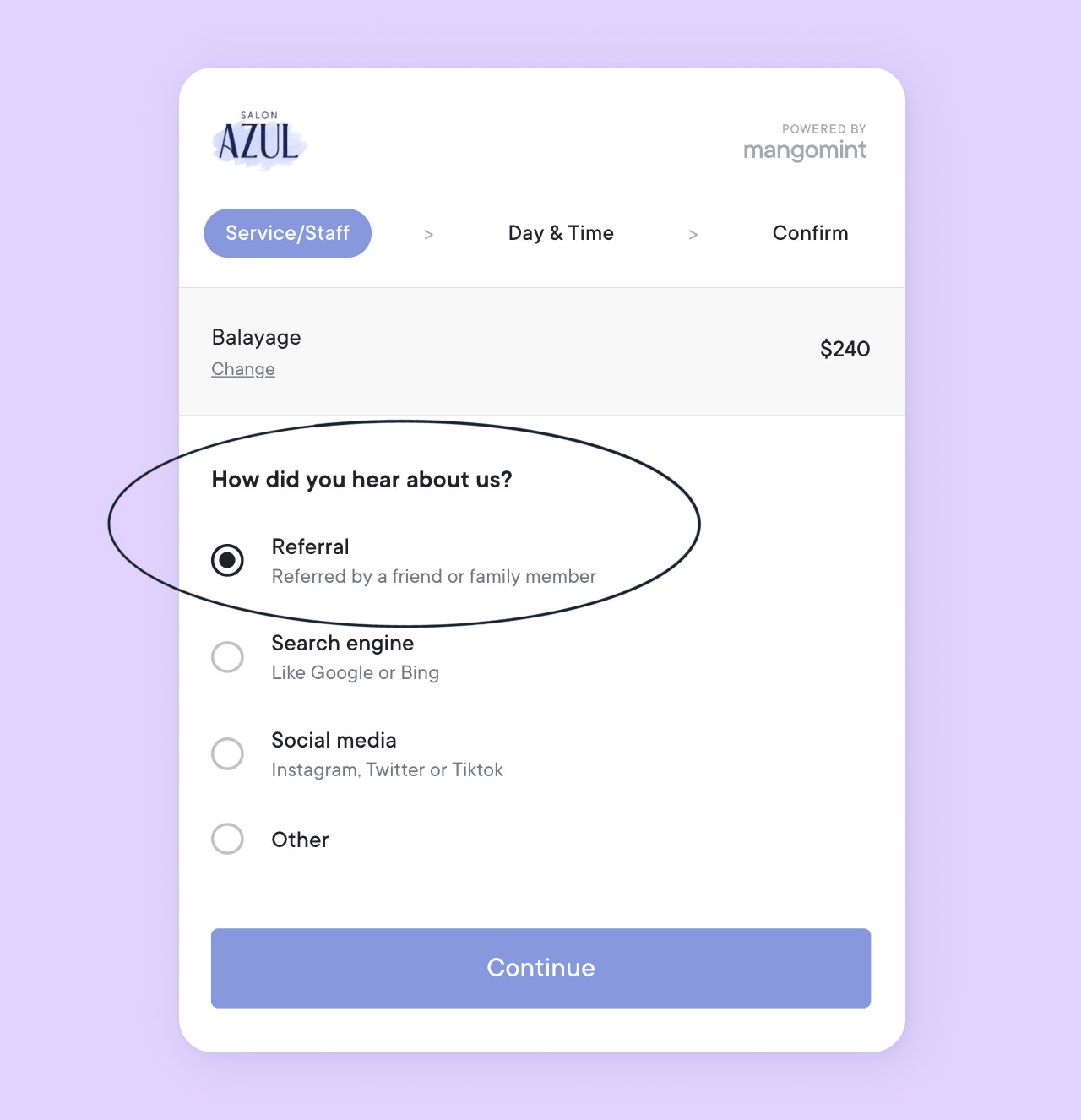 Spa Raffle Referral How to create a salon referral program (ideas & examples) | Mangomint ...