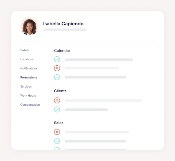 Fine-grained permissions