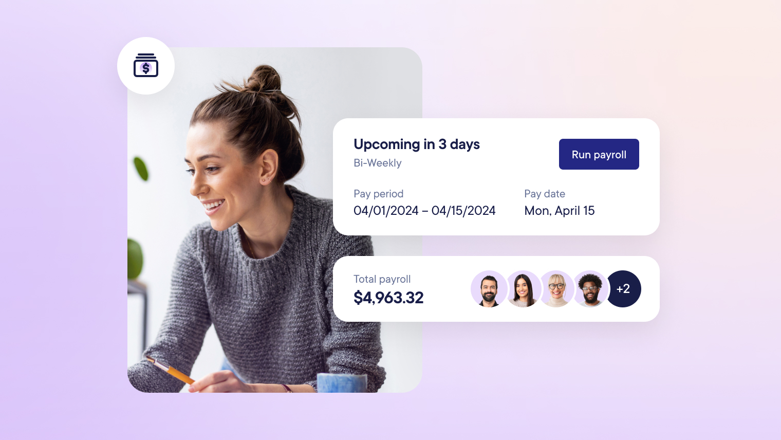 Integrated Payroll Processing in Mangomint