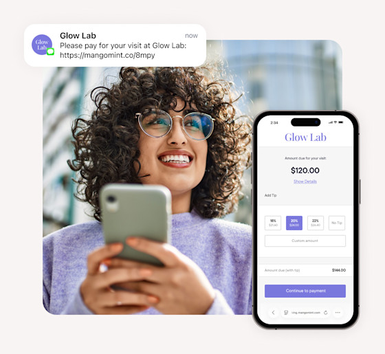 Checkout & pay via text