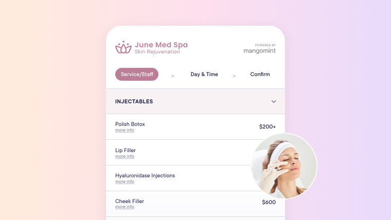 Med spa service menu: 25 treatment ideas and pricing examples