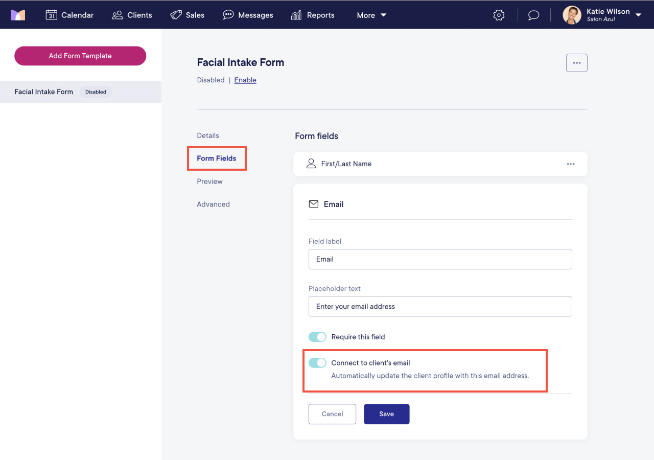 Creating Form Templates | Mangomint Salon and Spa Software