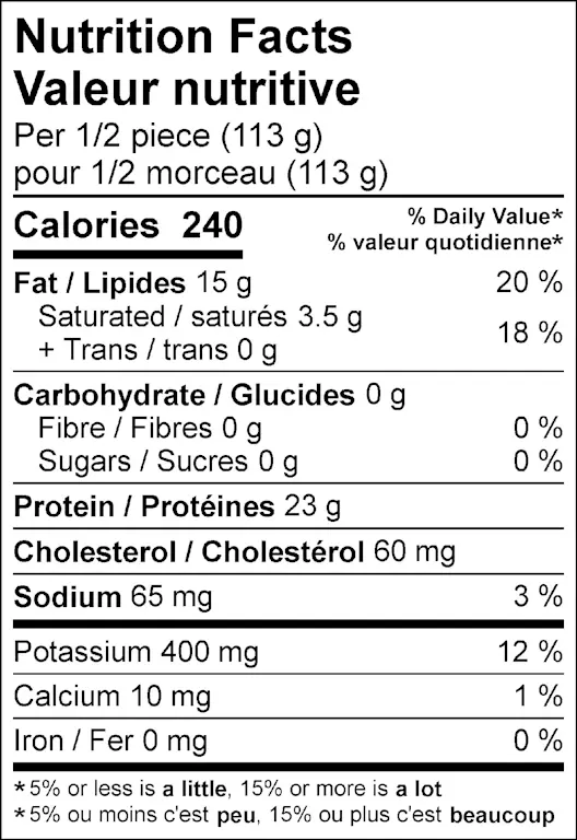 5266 - Atlanic Salmon Portions Skinless - NFT