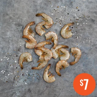 WFC 5120 Seafood Shrimp White Small 51-60 Raw RoundedRetail