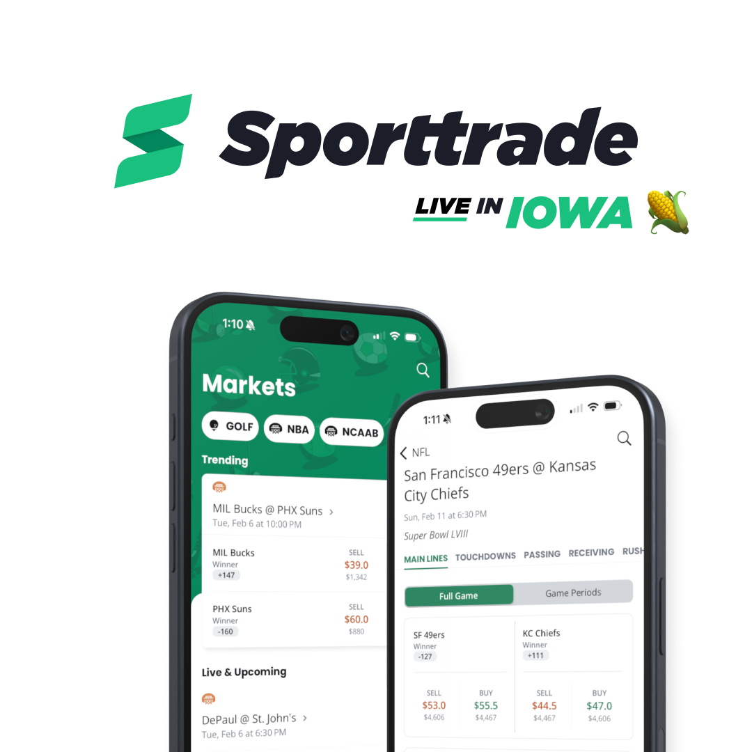Sporttrade is now live in Iowa
