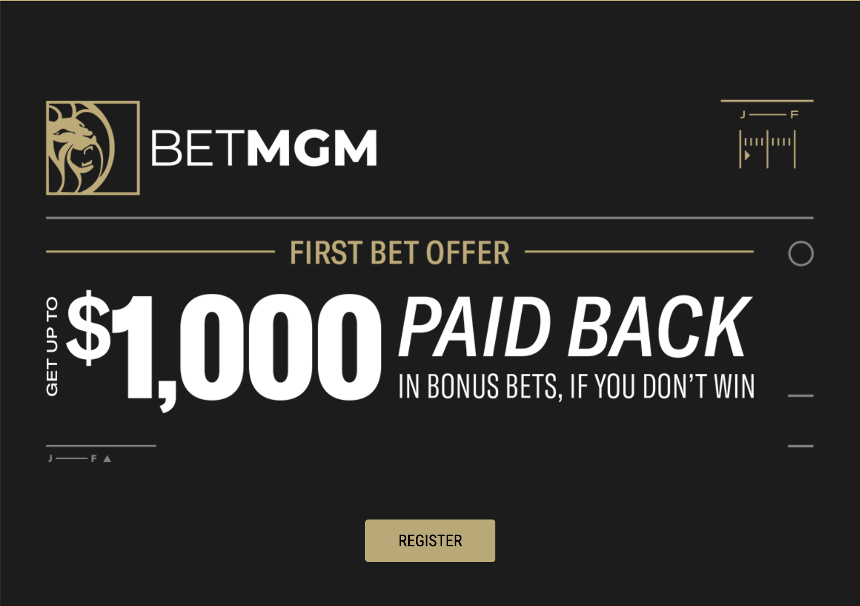 MGM's sign up offer for new users