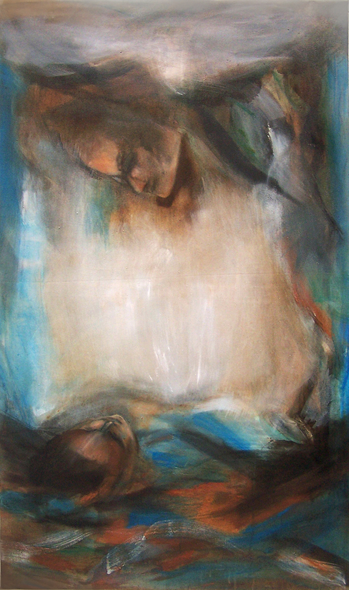 Cosmogonie Oceanie, Rangi et Papa 160 x 94