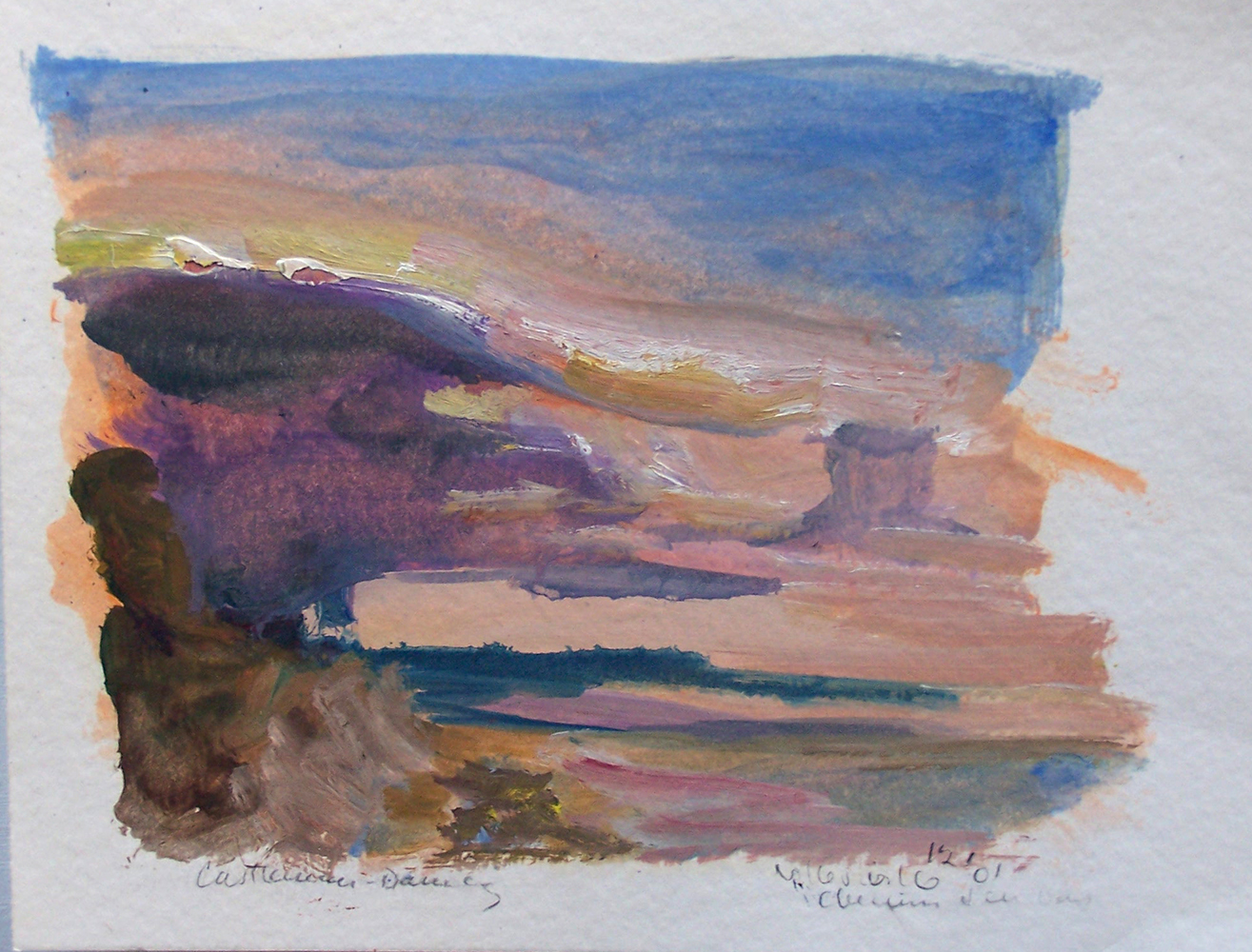 esquisse - sketch on paper