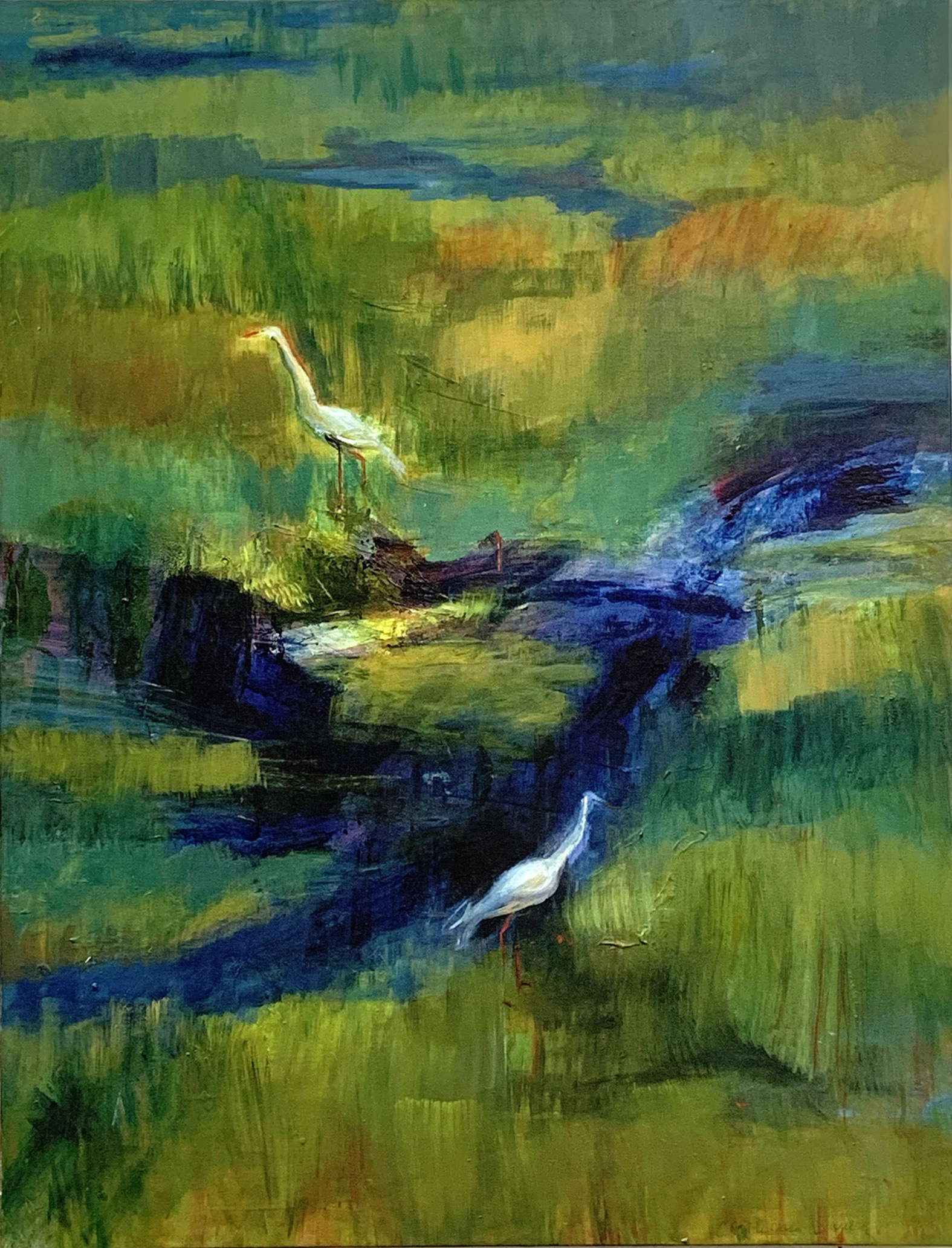 Cape cod Egrets 116x89