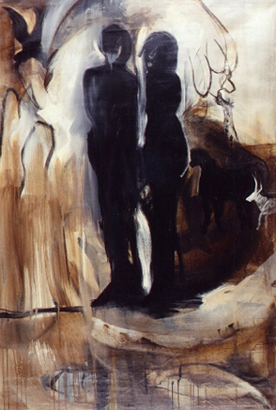 Sixieme jour, 162 x 124 cm
