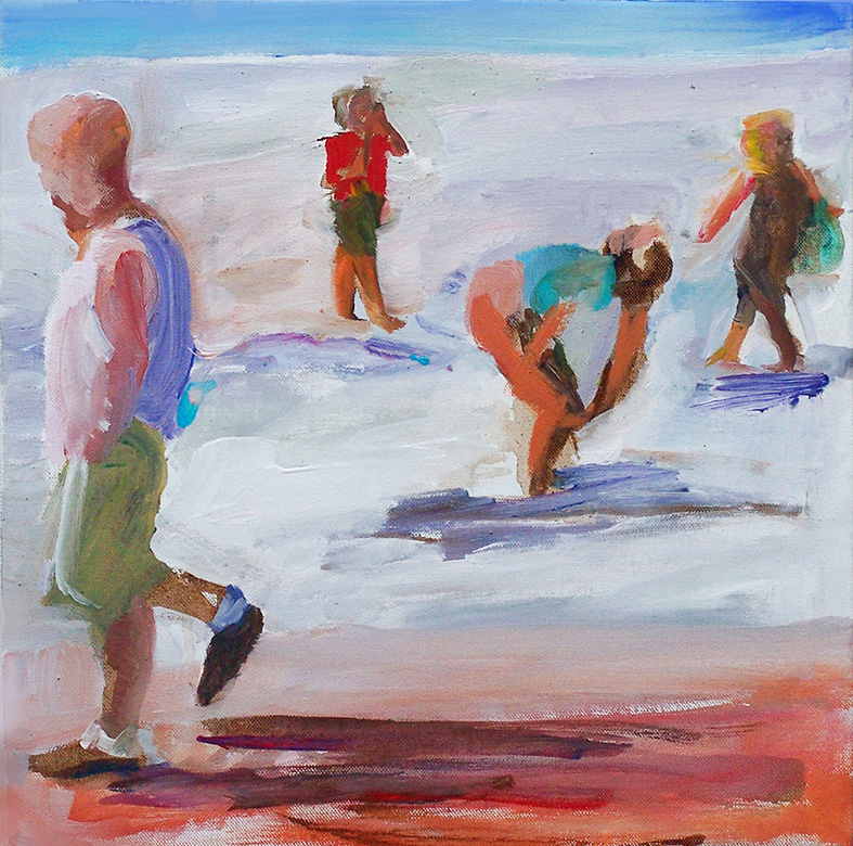 Bord de mer, Trouville 40 x 40