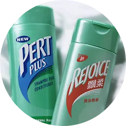 1986 Pert and Rejoice bottles