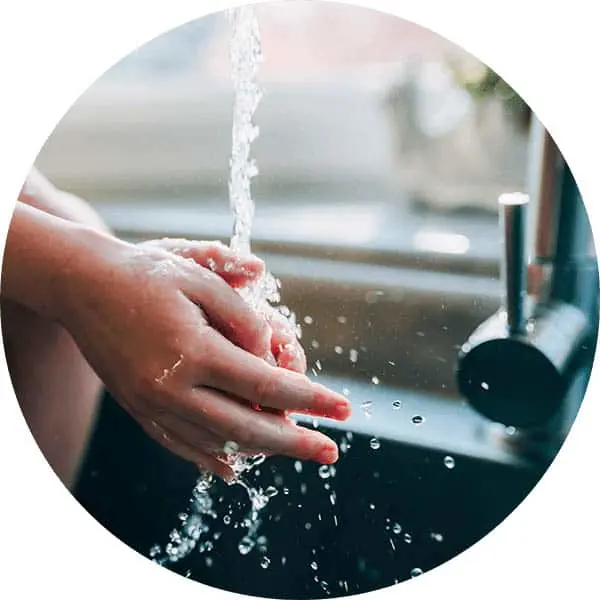 Washing hands image