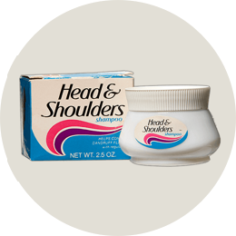 1961 Head & Shoulders packaging