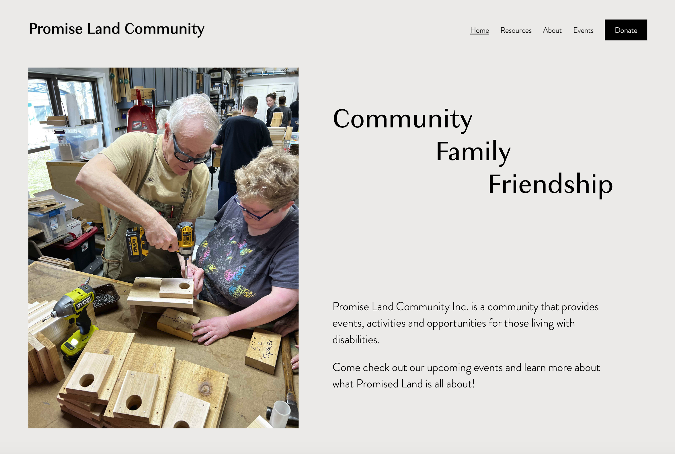 Promise Land Community’s Website Transformation: A Fresh Digital Experience