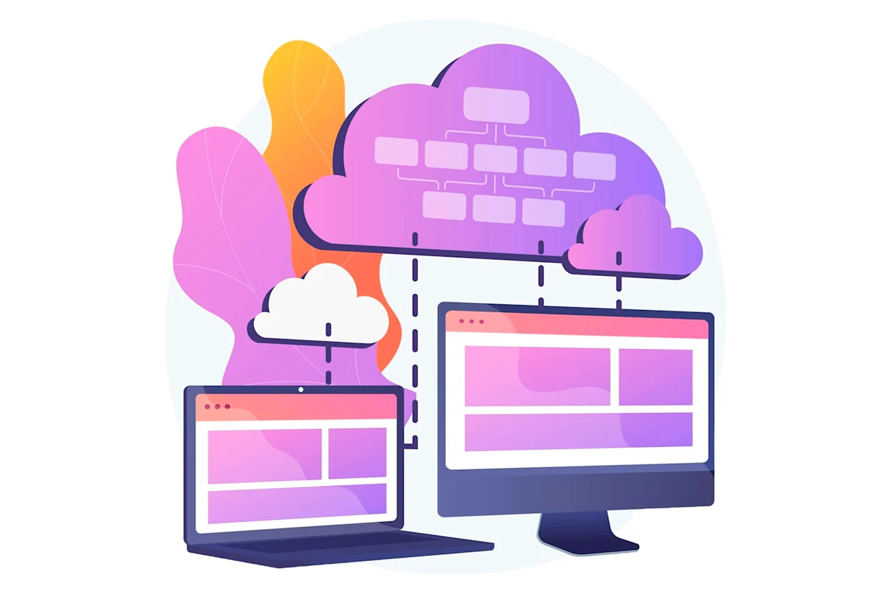 Multiple devices connected to various clouds