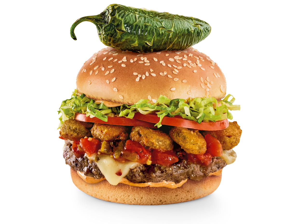 Burnin Love Burger Menu Red Robin