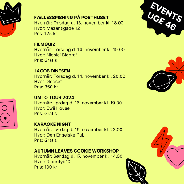 Events uge 46