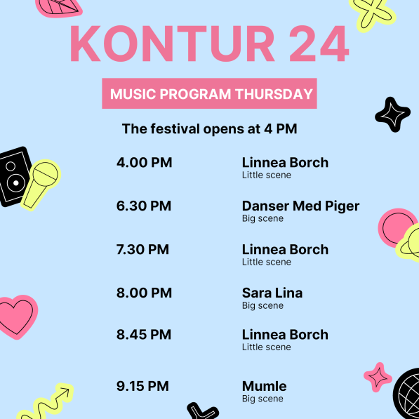 KONTUR 24 program torsdag