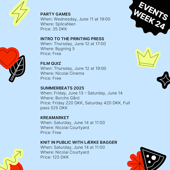 Events week 24
