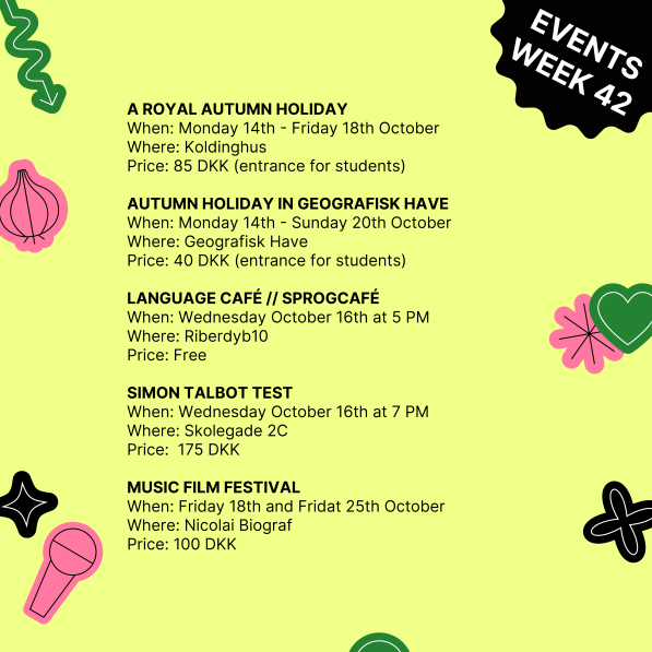 Events week 42