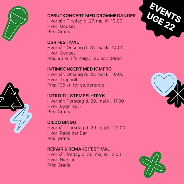 Events uge 22