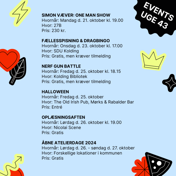 Events uge 43