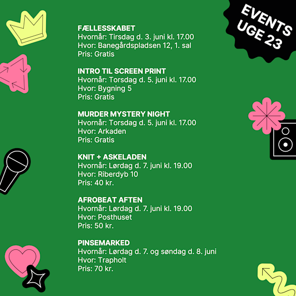 Events uge 23