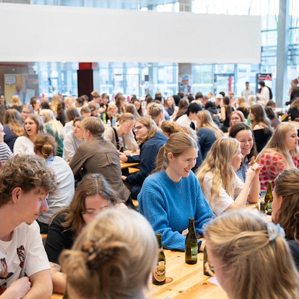 Drag Bingo & Community Dinner crowd