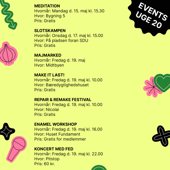 Events week 20
