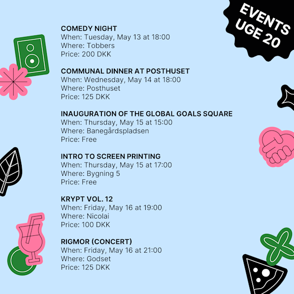 Events week 20