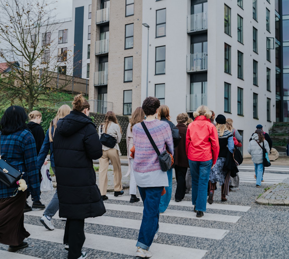 Showing of a student residence