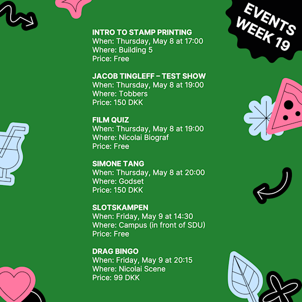 events week 19