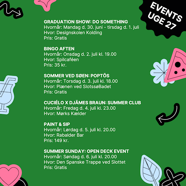 Events uge 27