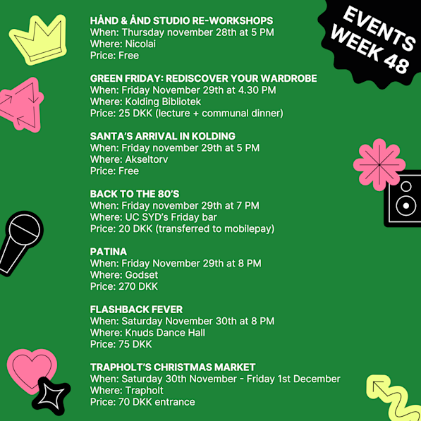 Events week 48