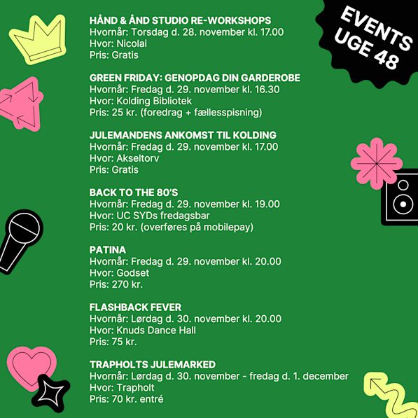 Events uge 48