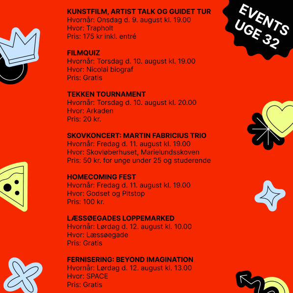 Events uge 32