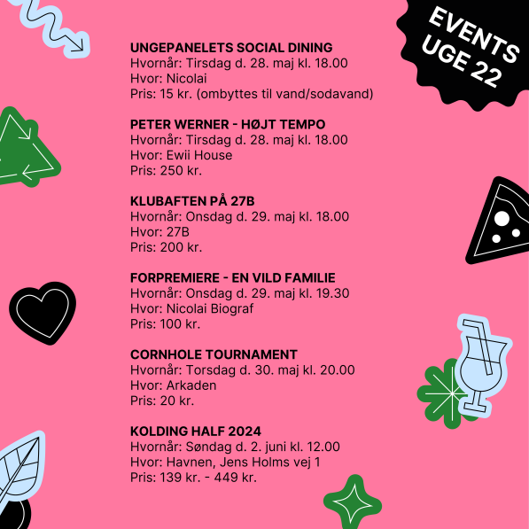 Events uge 22