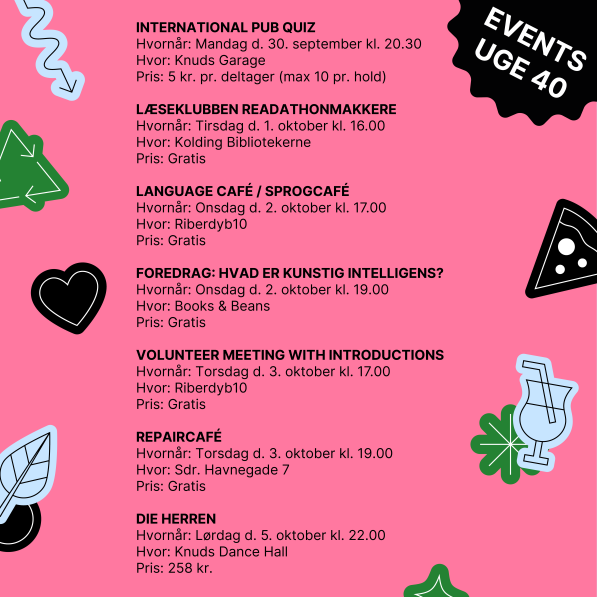 Events uge 40