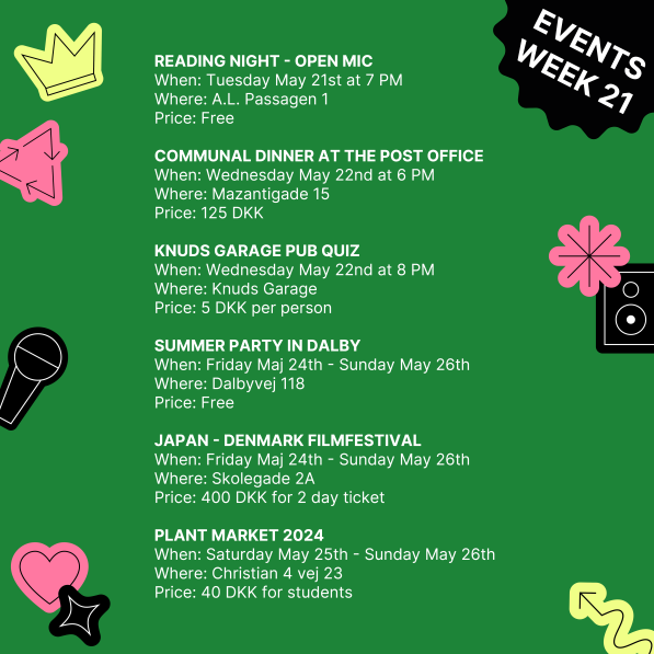 Events week 21